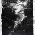 Ink, Graphite and Relief Print on Overlay Canvas - 84x68