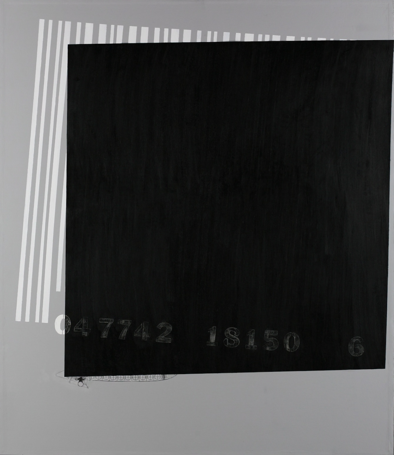 Carbon Base Acrylic, Oil, Graphite on Overlay Canvas 72x60